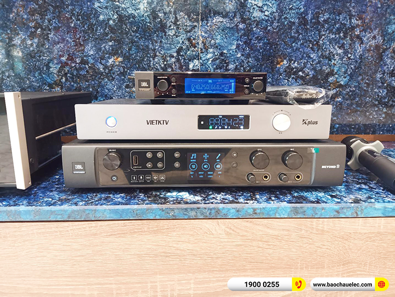 Lắp đặt dàn karaoke trị giá hơn 70 triệu cho anh Cường tại Hà Nội (RCF EMAX 3110 MK2, JBL Beyond 3, HTS12, K-Plus 4T, JBL VM300) 