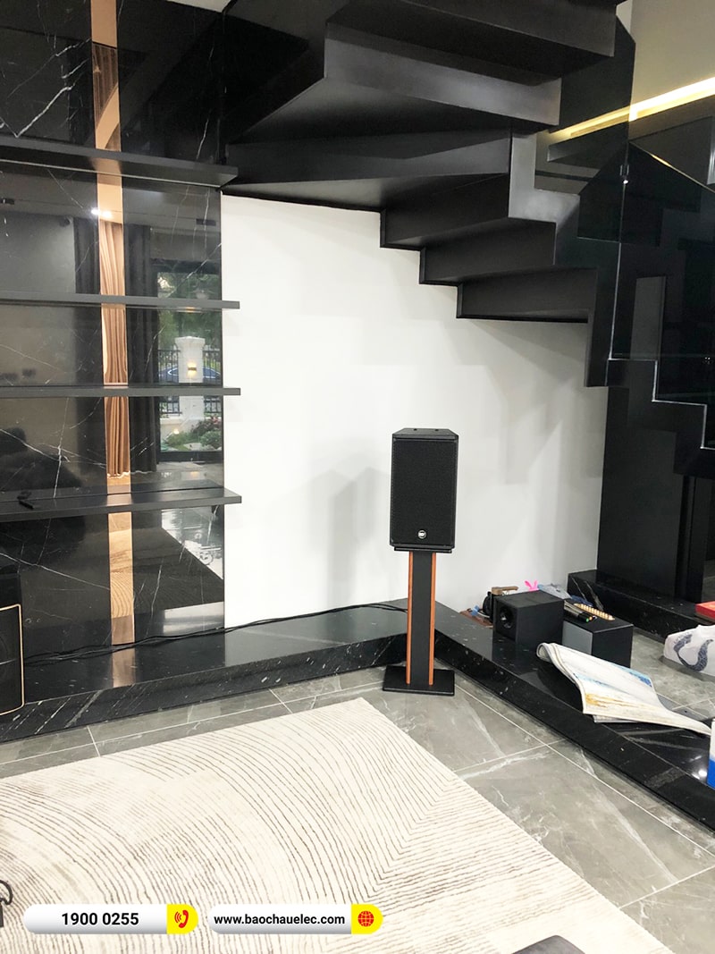 Lắp đặt dàn karaoke RCF hơn 65tr cho anh Đăng tại Hà Nội (RCF X-Max 10, Crown T5, KX180A, Pasion 12SP, VM300)