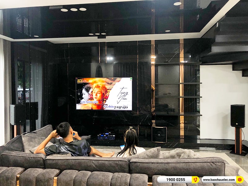 Lắp đặt dàn karaoke RCF hơn 65tr cho anh Đăng tại Hà Nội (RCF X-Max 10, Crown T5, KX180A, Pasion 12SP, VM300)