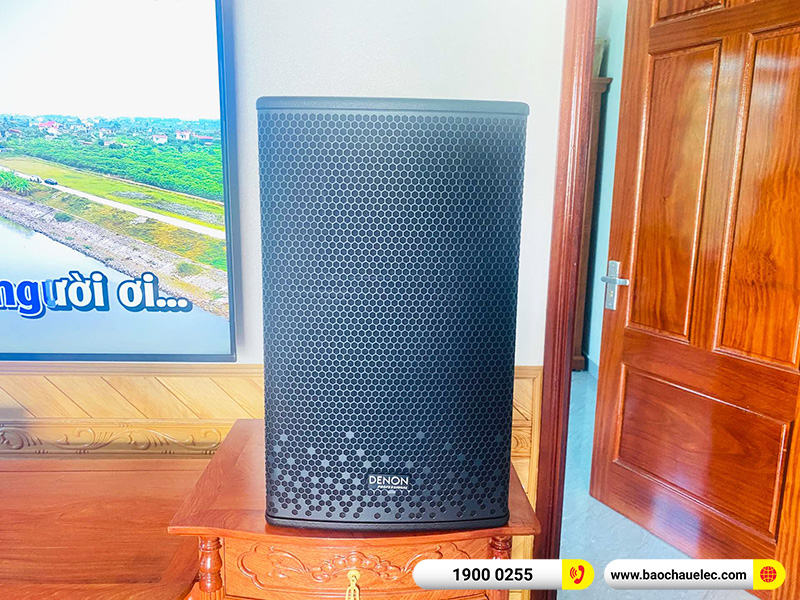 Lắp đặt d&agrave;n karaoke trị gi&aacute; hơn 20 triệu cho anh Hiệp tại Hải Ph&ograve;ng (Denon DP-R212, BKSound DKA 6500) 