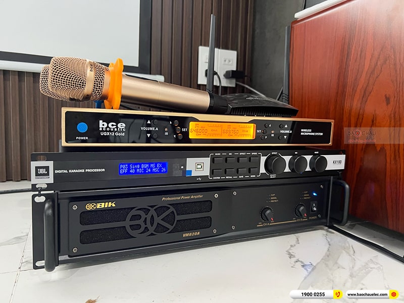 Lắp đặt dàn karaoke trị giá hơn 50 triệu cho anh Hoàng tại Hà Nội