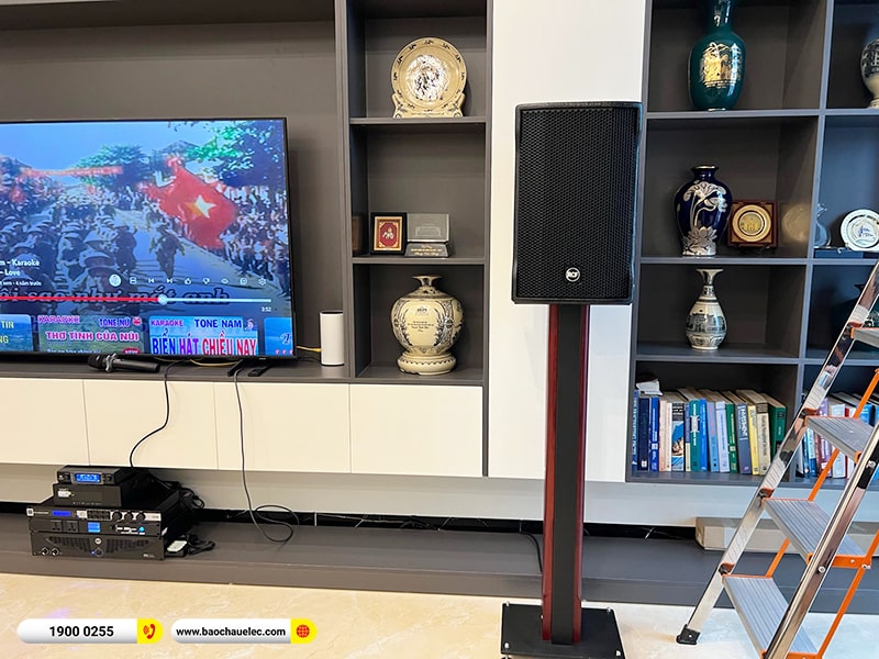 Lắp đặt dàn karaoke trị giá 100tr cho anh Hùng tại Hà Nội (RCF CMAX 4110, IPS 2700, KX180A, Pasion 12SP, VM300, BKSound M8,…) 