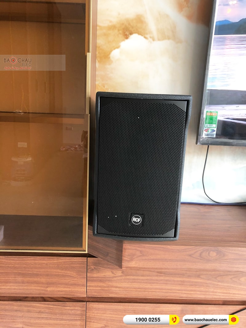 Lắp đặt dàn karaoke trị giá hơn 60 triệu cho anh Quỳnh tại Hà Nội (RCF EMAX 3110 MK2, VM620A, BPR-8500, TS312S, UGX12 Gold) 