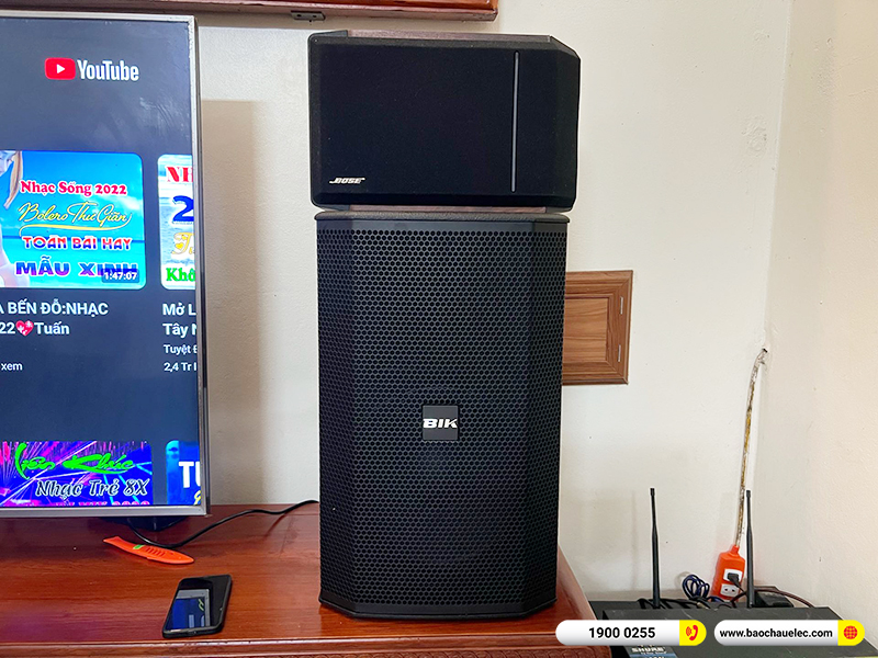 Lắp đặt dàn karaoke trị giá khoảng 40 triệu cho anh Sả tại Hà Nội (BIK BSP 412II, VM620A, JBL KX180A, BKSound SW815) 