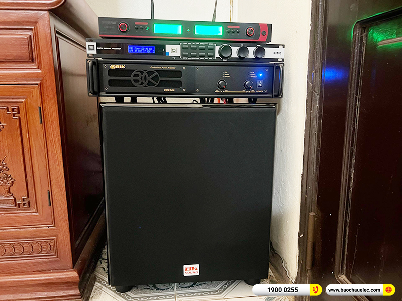 Lắp đặt dàn karaoke trị giá khoảng 40 triệu cho anh Sả tại Hà Nội (BIK BSP 412II, VM620A, JBL KX180A, BKSound SW815) 