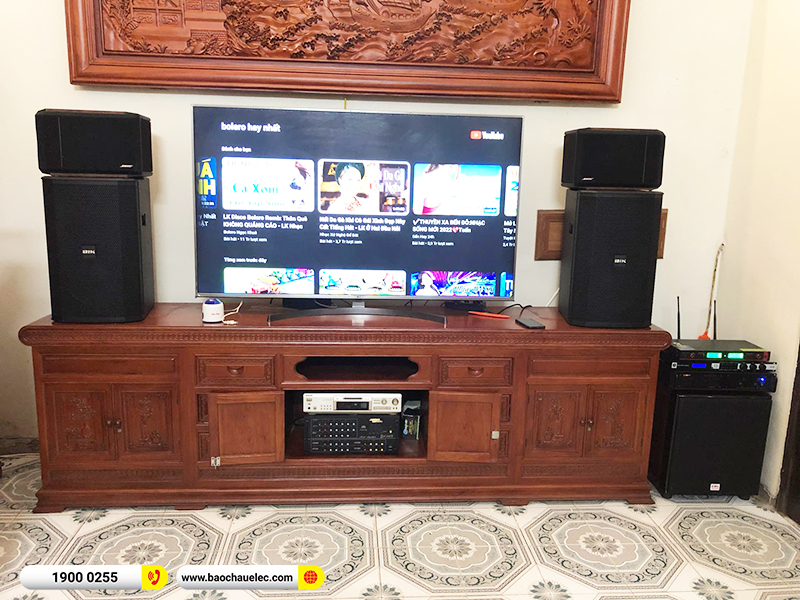 Lắp đặt dàn karaoke trị giá khoảng 40 triệu cho anh Sả tại Hà Nội (BIK BSP 412II, VM620A, JBL KX180A, BKSound SW815) 