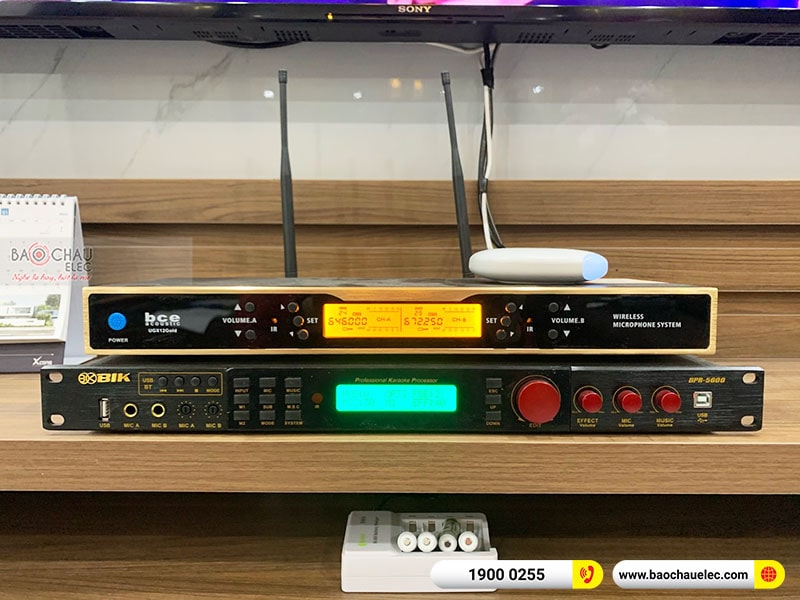 Lắp đặt dàn karaoke gia đình anh Đan tại Hà Nội