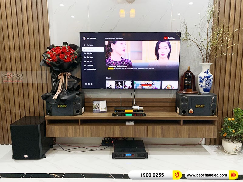 Lắp đặt dàn karaoke gia đình anh Đan tại Hà Nội