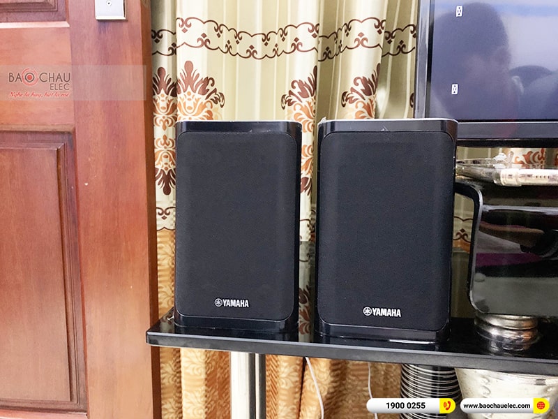 Lắp đặt dàn âm thanh 5.1 xem phim, nghe nhạc Yamaha YHT-1840 trị giá khoảng 10 triệu cho anh Lộc tại Hà Nội