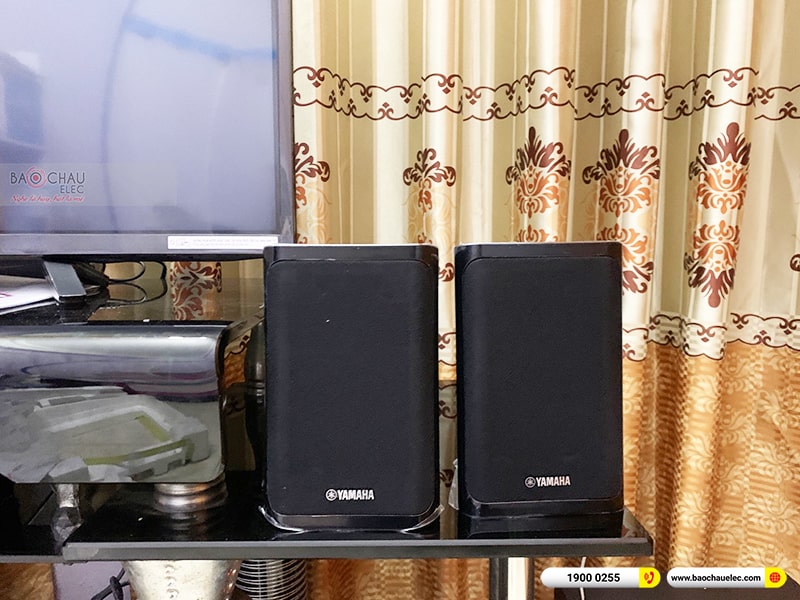 Lắp đặt dàn âm thanh 5.1 xem phim, nghe nhạc Yamaha YHT-1840 trị giá khoảng 10 triệu cho anh Lộc tại Hà Nội