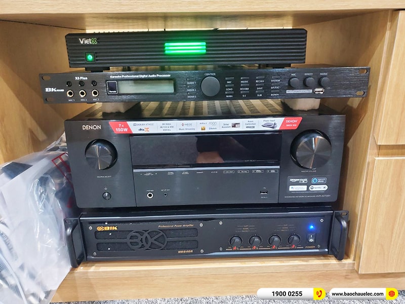 Lắp đặt dàn âm thanh trị giá hơn 90 triệu cho anh Hà tại Hà Nội (Alto AT1000II, VM640A, X5 Plus, A120P, X2700H, RP-500C,…)