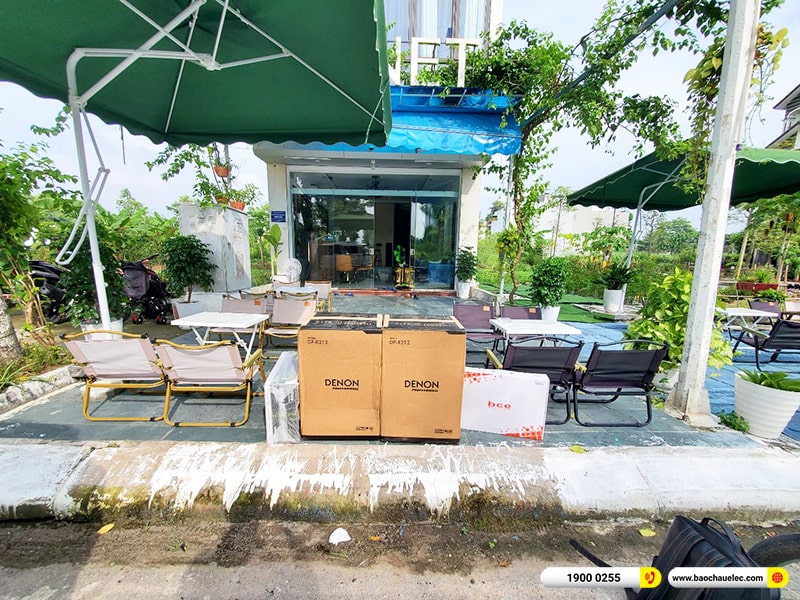 Lắp đặt dàn âm thanh quán Cafe Monet 21tr tại Hà Nội (Denon R212, BKSound DP3600 New, U900 Plus Ver 2) 