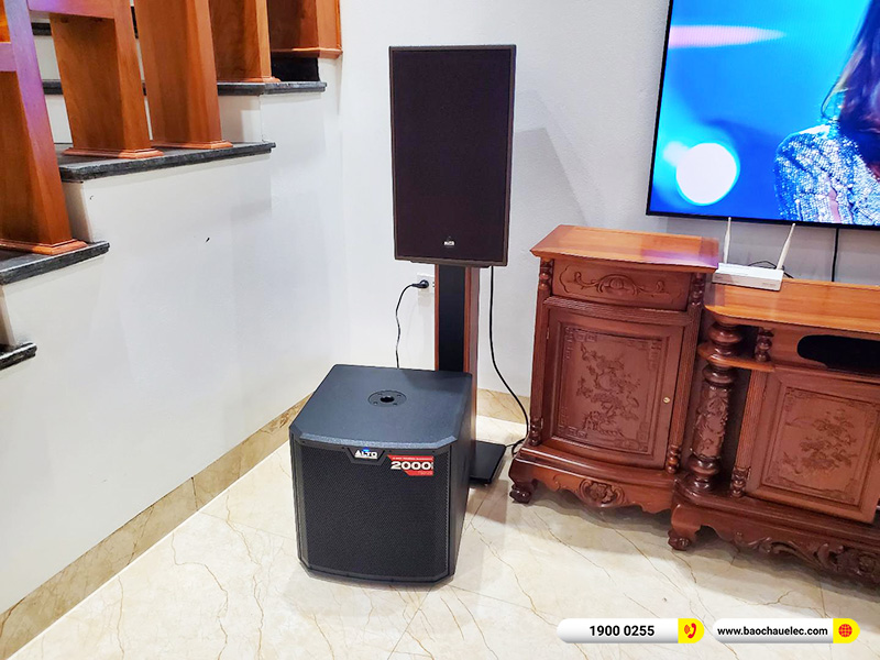 Lắp đặt dàn karaoke trị giá hơn 50 triệu cho anh Chương tại Hà Nội (Alto BLS12+, Alto MP2500, BPR-5600, TS312S, BJ-U500) 