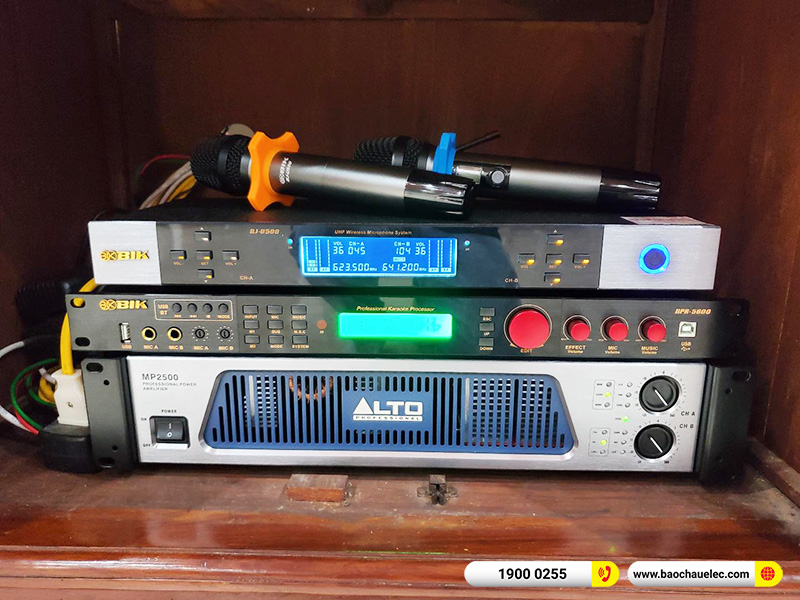 Lắp đặt dàn karaoke trị giá hơn 50 triệu cho anh Chương tại Hà Nội (Alto BLS12+, Alto MP2500, BPR-5600, TS312S, BJ-U500) 