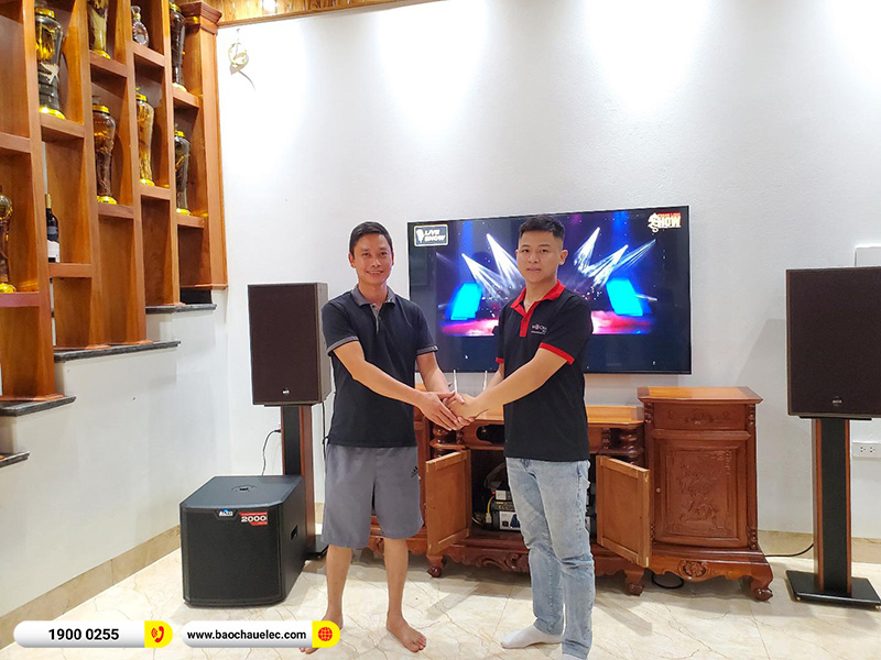 Lắp đặt dàn karaoke trị giá hơn 50 triệu cho anh Chương tại Hà Nội (Alto BLS12+, Alto MP2500, BPR-5600, TS312S, BJ-U500) 