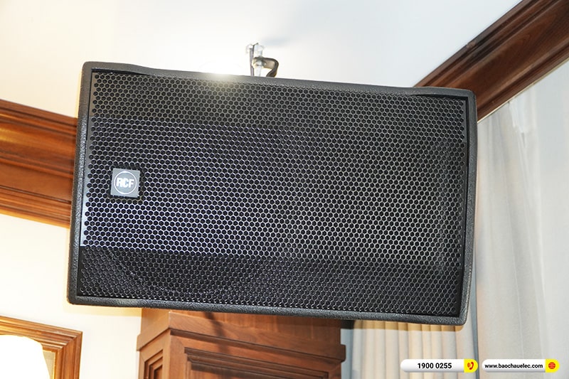 Lắp đặt dàn karaoke trị giá khoảng 210 triệu cho anh Dũng tại Hà Nội (RCF CMAX 4112, BPA-8200, K9900II Luxury, S8015LP, VM300, 4K Plus 6TB, Màn 22inch)