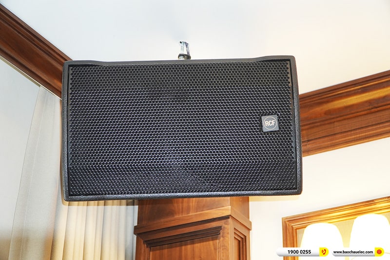 Lắp đặt dàn karaoke trị giá khoảng 210 triệu cho anh Dũng tại Hà Nội (RCF CMAX 4112, BPA-8200, K9900II Luxury, S8015LP, VM300, 4K Plus 6TB, Màn 22inch)
