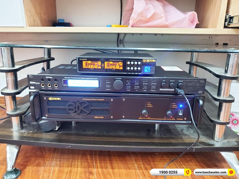 Lắp đặt dàn karaoke trị giá khoảng 30 triệu cho anh Dũng tại Hà Nội (Alto AT1000II, VM420A, X5 Plus, SW312, BJ-U100) 