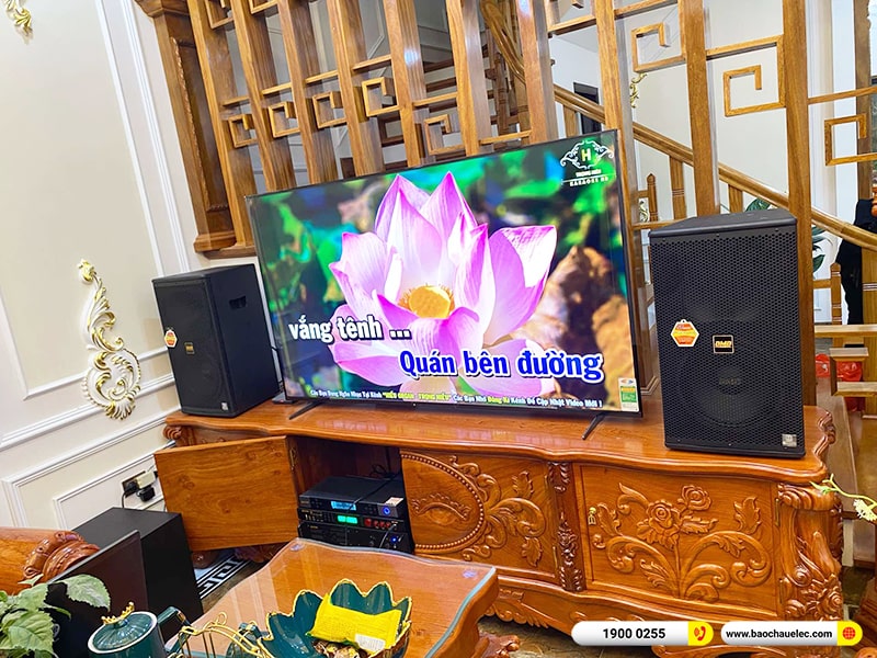 Lắp đặt dàn karaoke trị giá khoảng 50 triệu cho anh Hiệp tại Hà Nội (BMB CSS 1210SE, VM620A, BPR-5600, BJ-W25, BJ-U500)