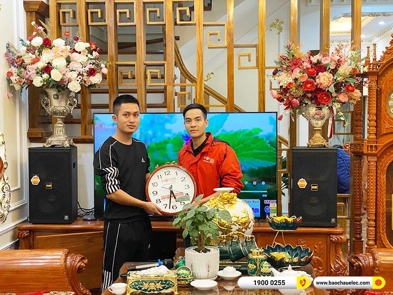 Lắp đặt dàn karaoke trị giá khoảng 50 triệu cho anh Hiệp tại Hà Nội (BMB CSS 1210SE, VM620A, BPR-5600, BJ-W25, BJ-U500)