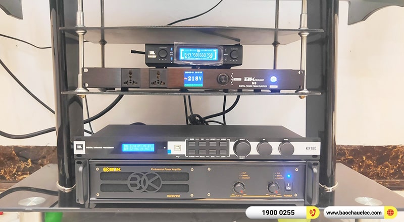 Lắp đặt dàn karaoke trị giá gần 60 triệu cho anh Hiếu tại Hà Nội (BMB CSS 1212SE, VM820A, KX180A, VM300, BKSound M8)