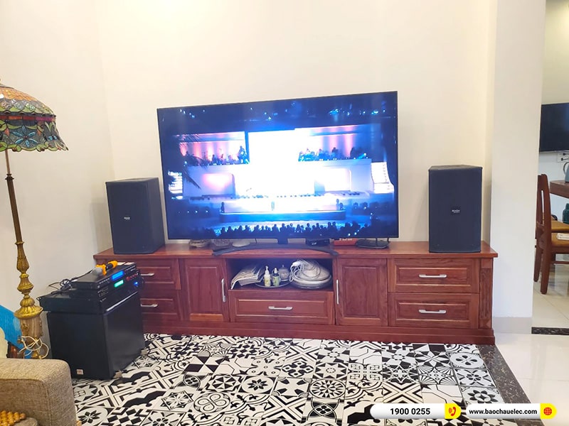 Lắp đặt dàn karaoke trị giá khoảng 40 triệu cho anh Hoàn tại Hà Nội (Denon DN510, VM620A, BPR-5600, SW512, U900 Plus X)
