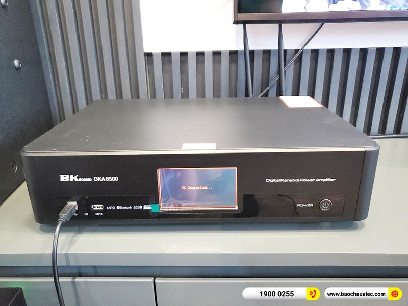 Lắp đặt dàn karaoke JBL gần 38tr cho anh Hùng tại Hà Nội (JBL XS10, BKSound DKA 6500, SW612B) 