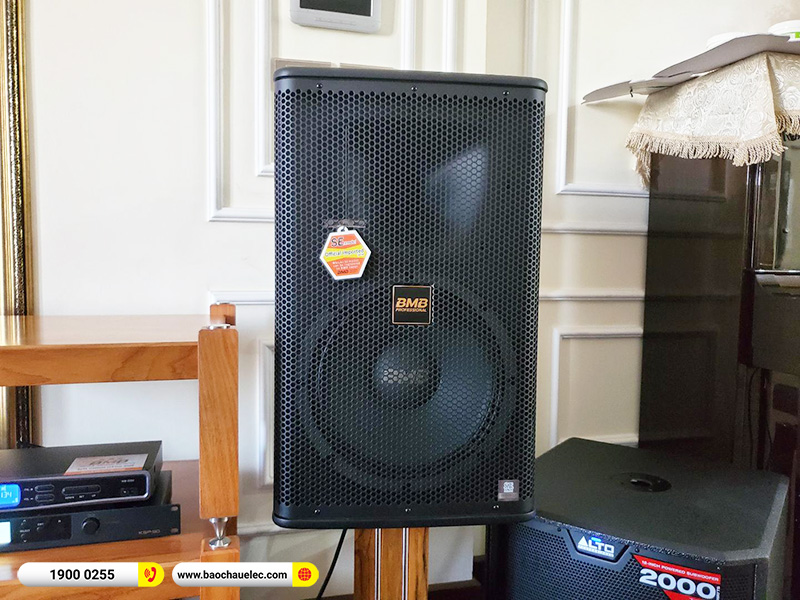 Lắp đặt dàn karaoke trị giá hơn 70 triệu cho anh Long tại Hà Nội (BMB 1212SE, KSP-50, Alto TS312S, WB-5000) 