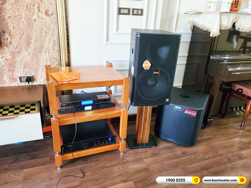 Lắp đặt dàn karaoke trị giá hơn 70 triệu cho anh Long tại Hà Nội (BMB 1212SE, KSP-50, Alto TS312S, WB-5000) 