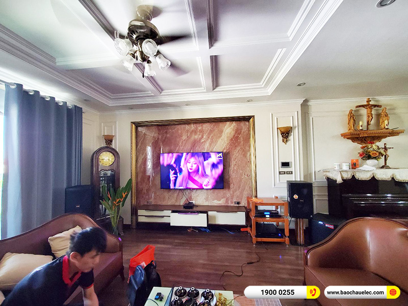 Lắp đặt dàn karaoke trị giá hơn 70 triệu cho anh Long tại Hà Nội (BMB 1212SE, KSP-50, Alto TS312S, WB-5000) 