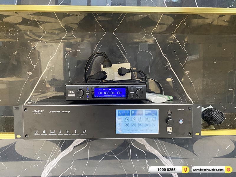 Lắp đặt dàn karaoke di động Bose 140tr cho anh Mạnh tại Hà Nội (Bose L1 Pro16, AAP K9900II Luxury, JBL VM300)