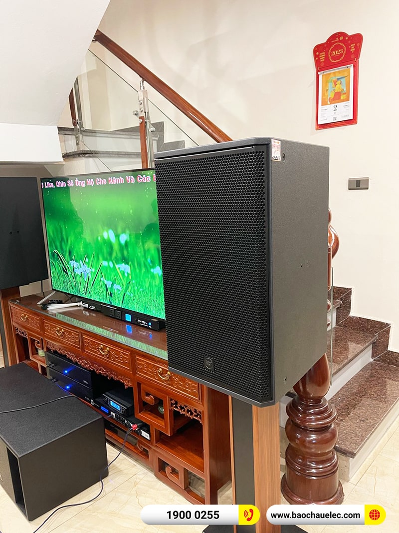 Lắp đặt dàn karaoke RCF gần 204tr cho anh Minh tại Hà Nội (RCF Compact C45, IPS 5.0K, IPS 2.5K, KX180A, S8015LP, JBL VM300,…) 