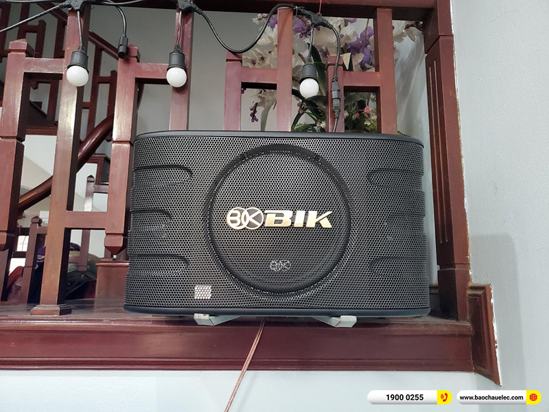 Lắp đặt dàn karaoke trị giá khoảng 20 triệu cho chú Minh tại Hà Nội (BIK BJ-S668, BIK BJ- A88, SW512C, U900 Plus Ver 2)