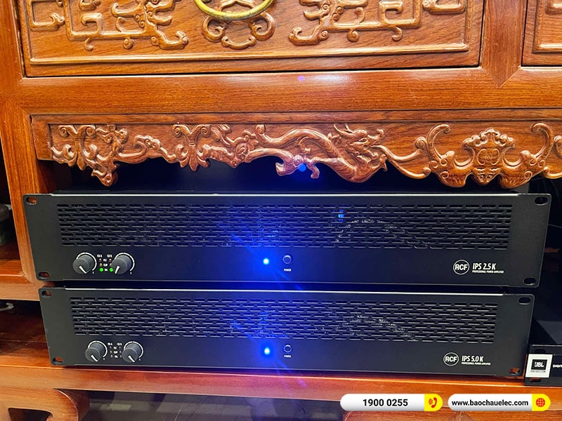 Lắp đặt dàn karaoke RCF gần 204tr cho anh Minh tại Hà Nội (RCF Compact C45, IPS 5.0K, IPS 2.5K, KX180A, S8015LP, JBL VM300,…) 