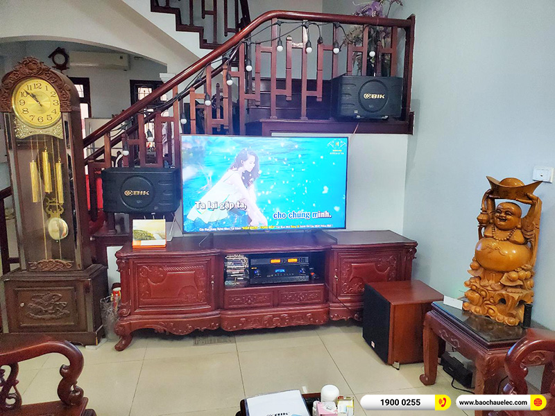 Lắp đặt dàn karaoke trị giá khoảng 20 triệu cho chú Minh tại Hà Nội (BIK BJ-S668, BIK BJ- A88, SW512C, U900 Plus Ver 2)