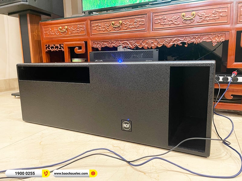 Lắp đặt dàn karaoke RCF gần 204tr cho anh Minh tại Hà Nội (RCF Compact C45, IPS 5.0K, IPS 2.5K, KX180A, S8015LP, JBL VM300,…) 