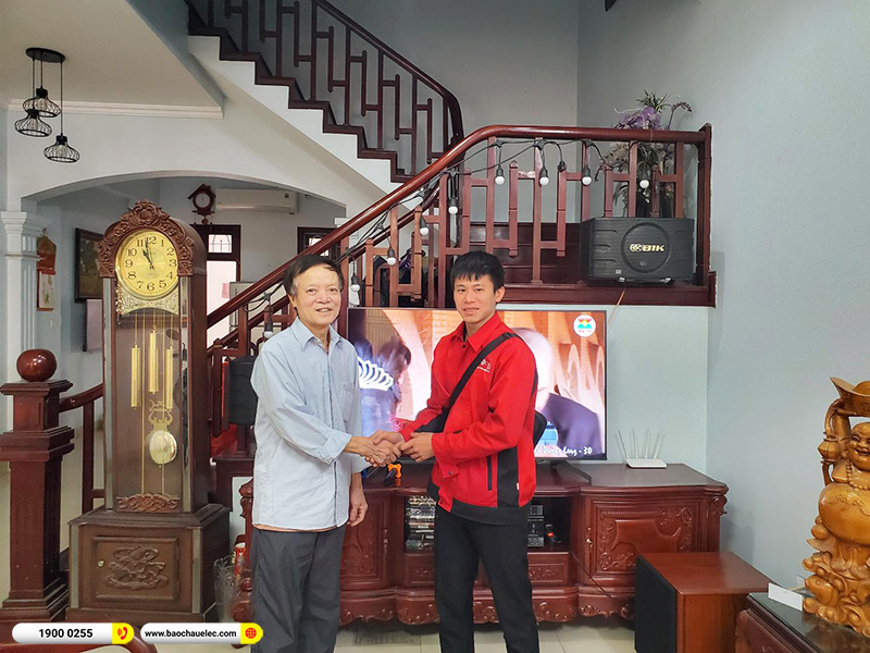 Lắp đặt d&agrave;n karaoke trị gi&aacute; khoảng 20 triệu cho ch&uacute; Minh tại H&agrave; Nội (BIK BJ-S668, BIK BJ- A88, SW512C, U900 Plus Ver 2) 