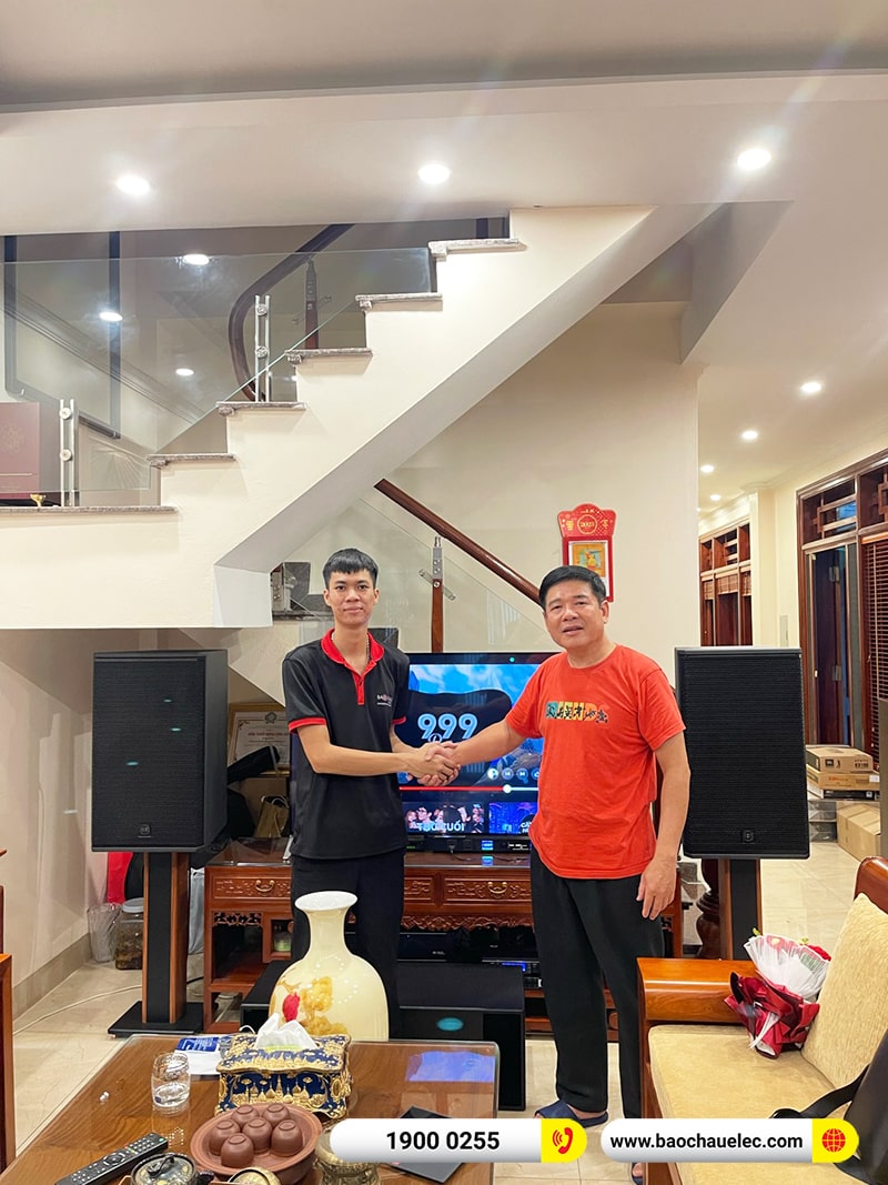 Lắp đặt dàn karaoke RCF gần 204tr cho anh Minh tại Hà Nội (RCF Compact C45, IPS 5.0K, IPS 2.5K, KX180A, S8015LP, JBL VM300,…) 
