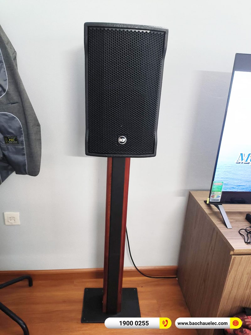 Lắp đặt dàn karaoke trị giá hơn 100 triệu cho anh Nam tại Hà Nội (RCF CMAX 4110, IPS 2700, KX180A, Polk HTS12, JBL VM200) 