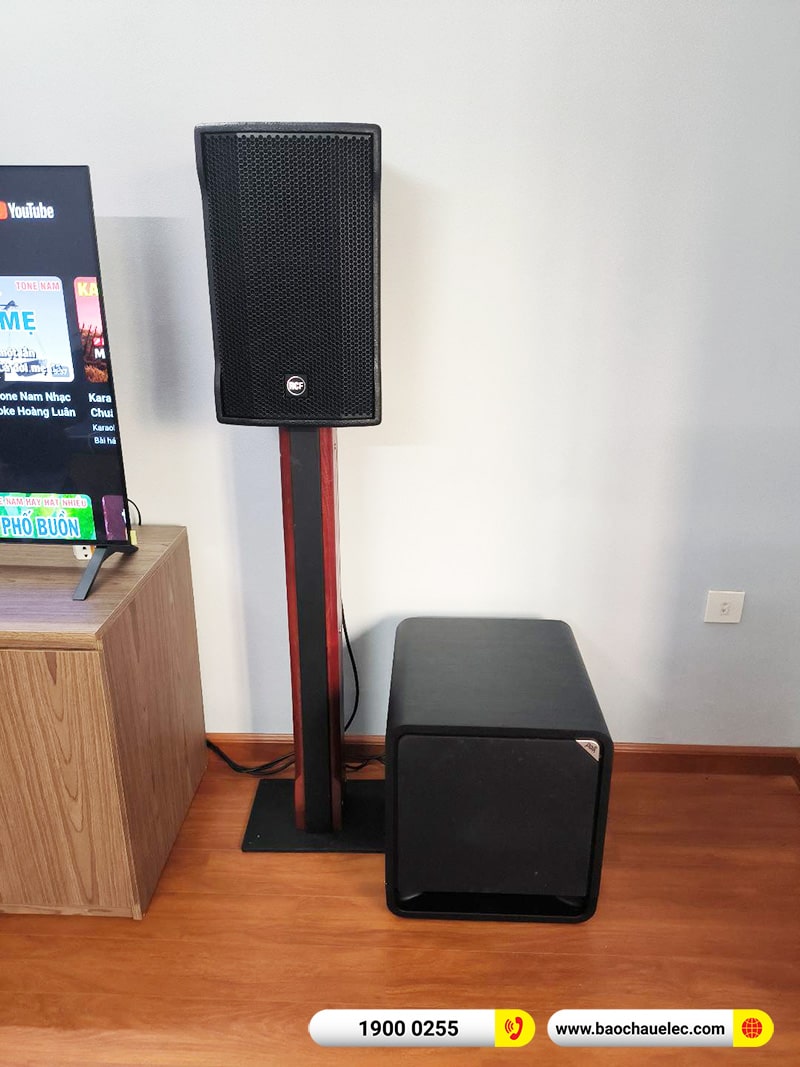 Lắp đặt dàn karaoke trị giá hơn 100 triệu cho anh Nam tại Hà Nội (RCF CMAX 4110, IPS 2700, KX180A, Polk HTS12, JBL VM200) 