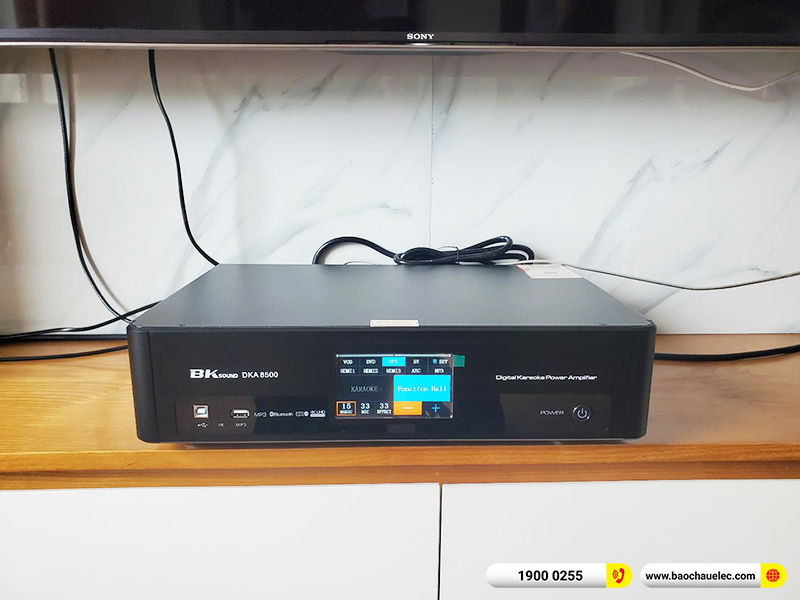 Lắp đặt dàn karaoke trị giá khoảng 40 triệu cho anh Sơn tại Hà Nội (JBL XS10, BKSound DKA 8500, JBL A100P) 