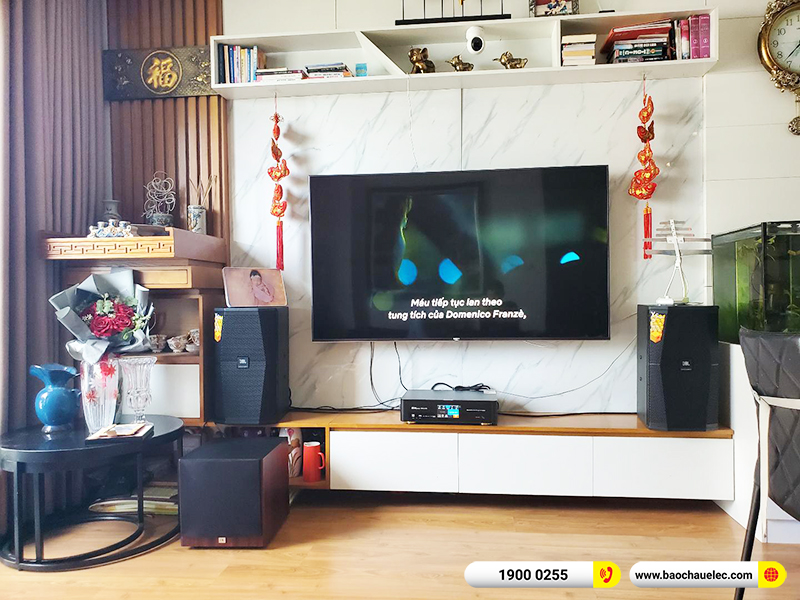 Lắp đặt dàn karaoke trị giá khoảng 40 triệu cho anh Sơn tại Hà Nội (JBL XS10, BKSound DKA 8500, JBL A100P) 