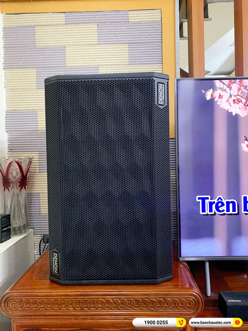 Lắp đặt dàn karaoke trị giá hơn 40 triệu cho anh Thành tại Hà Nội (Denon R-312, BIK VM420A, BKSound X5 Plus, SW312B)