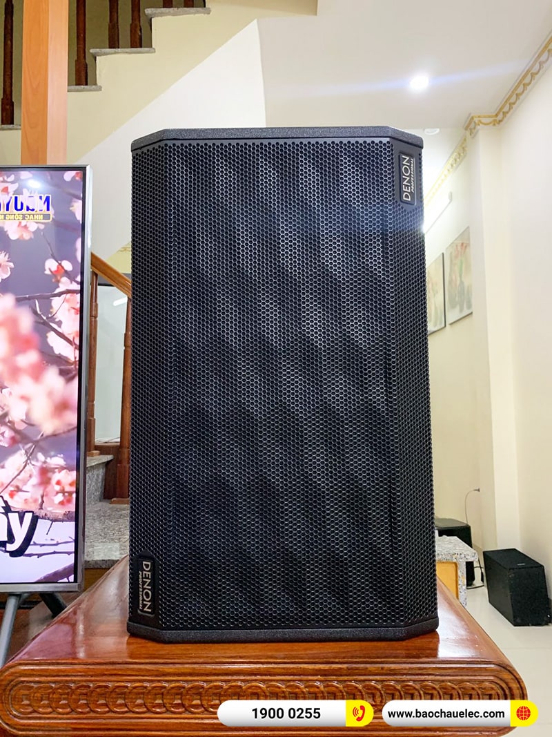Lắp đặt dàn karaoke trị giá hơn 40 triệu cho anh Thành tại Hà Nội (Denon R-312, BIK VM420A, BKSound X5 Plus, SW312B)