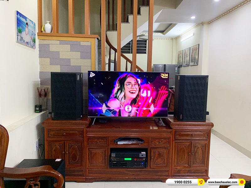 Lắp đặt d&agrave;n karaoke trị gi&aacute; hơn 40 triệu cho anh Th&agrave;nh tại H&agrave; Nội (Denon R-312, BIK VM420A, BKSound X5 Plus, SW312B) 