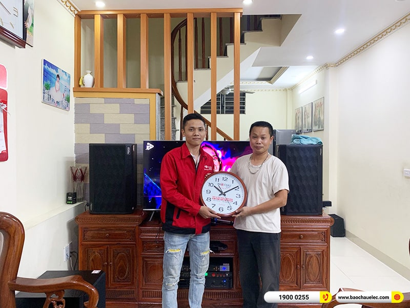 Lắp đặt dàn karaoke trị giá hơn 40 triệu cho anh Thành tại Hà Nội (Denon R-312, BIK VM420A, BKSound X5 Plus, SW312B)