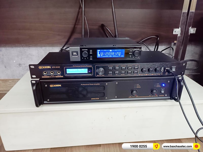 Lắp đặt dàn karaoke trị giá gần 50 triệu cho anh Tiến tại Hà Nội (Denon DN-510, BIK VM620A, BPR-8500, SW612C, JBL VM200) 