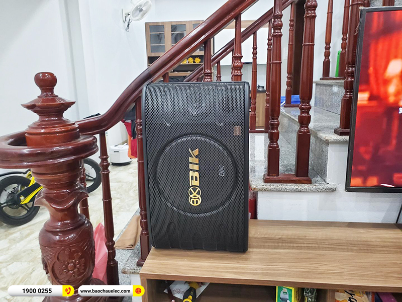 Lắp đặt dàn karaoke trị giá khoảng 20 triệu cho anh Toàn tại Hà Nội (BIK BJ-S668, BKSound DKA 5500)