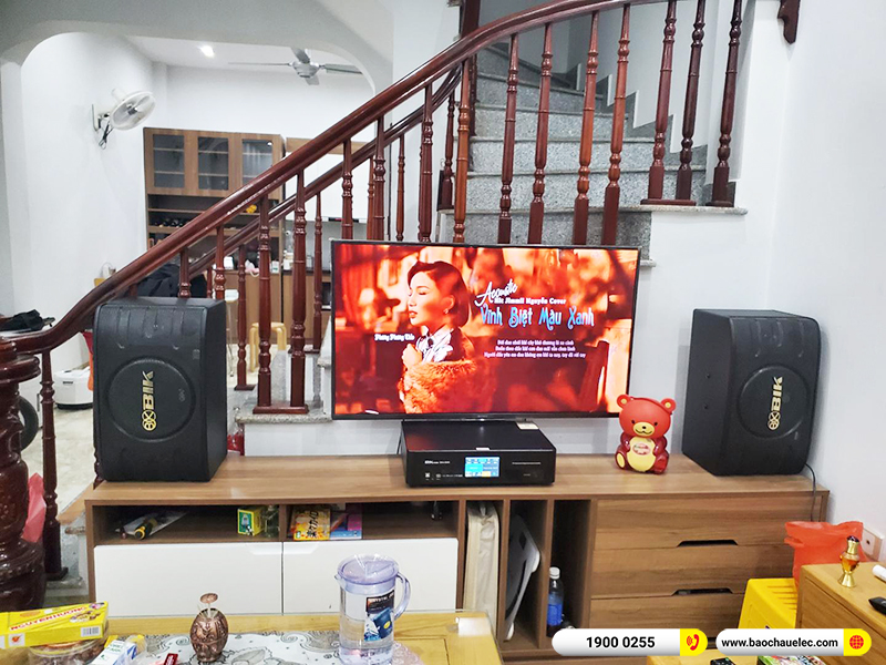 Lắp đặt dàn karaoke trị giá khoảng 20 triệu cho anh Toàn tại Hà Nội (BIK BJ-S668, BKSound DKA 5500)