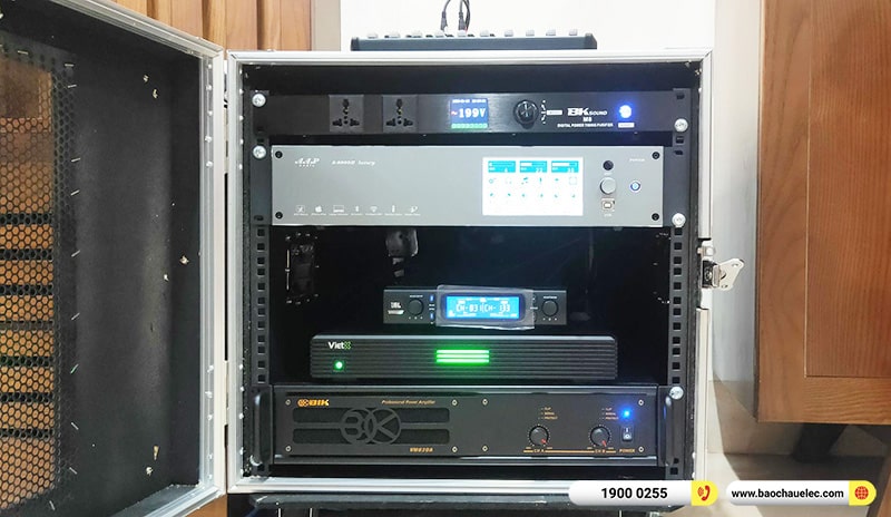 Lắp đặt dàn karaoke trị giá hơn 50 triệu cho anh Tuấn tại Hà Nội (JBL XS10, VM620A, K9900II Luxury, A120P, Alto Live802, JBL VM300,…)